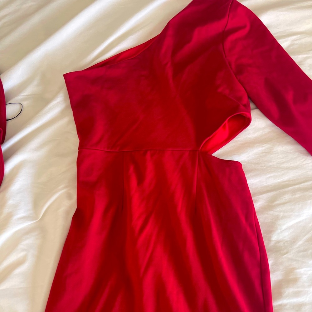 Cute red cocktail dress